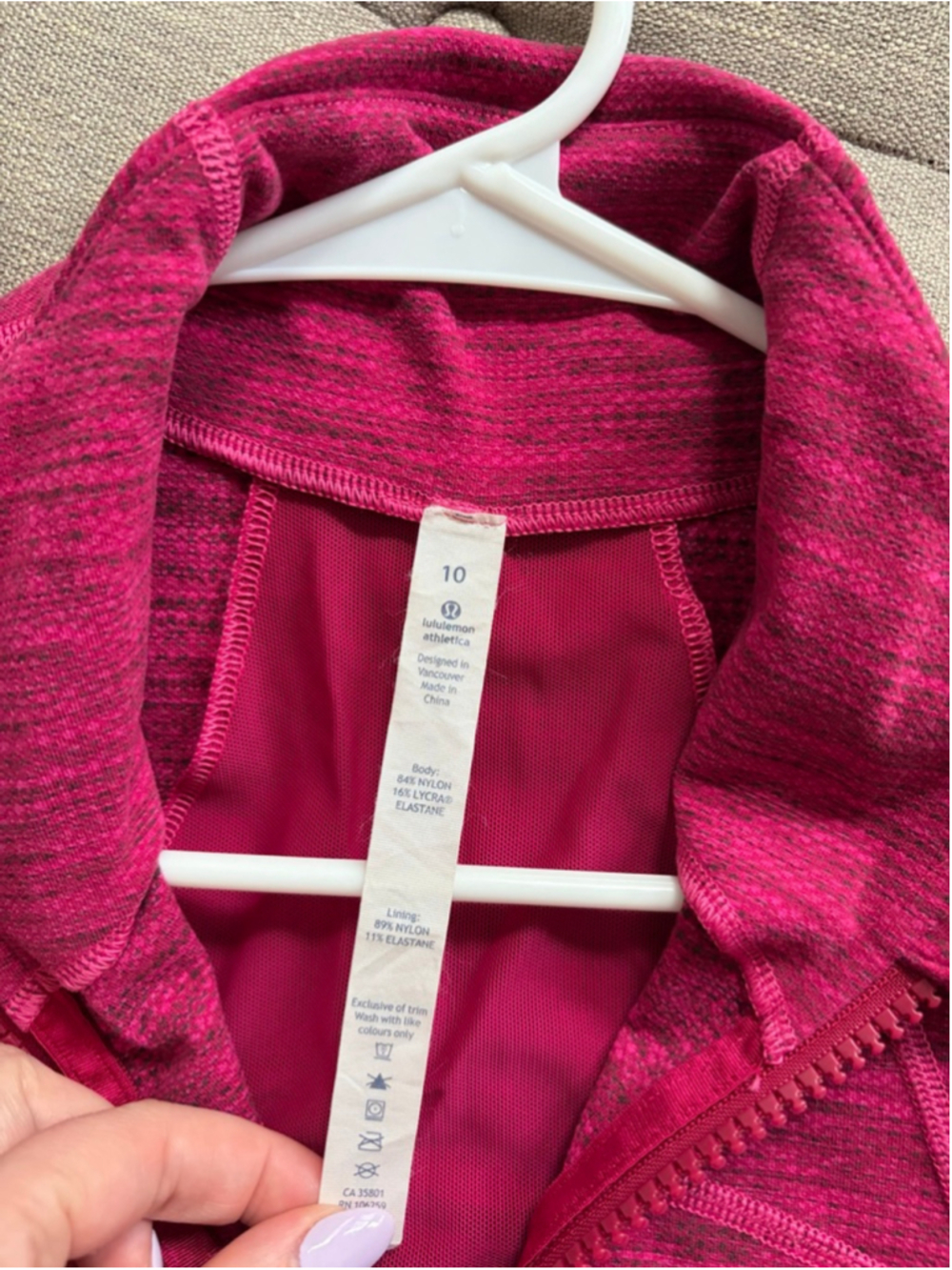Lululemon define Jacket Size 10 - Picture 3 of 3